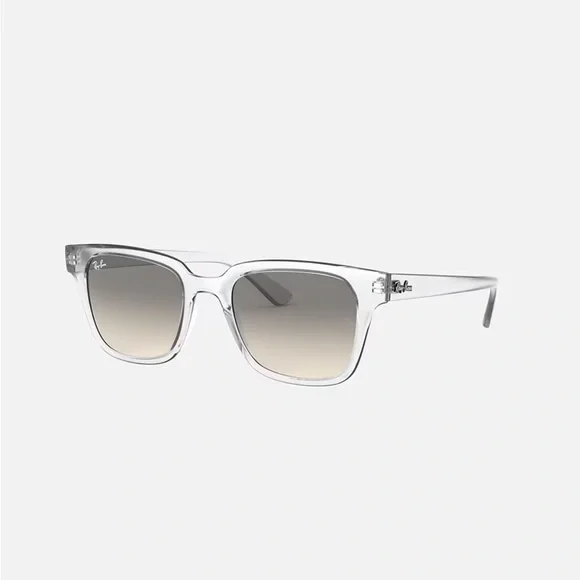 Ray-Ban Transparent Square Unisex Sunglasses Model RB4323 Gradient Lenses - Picture 1 of 12